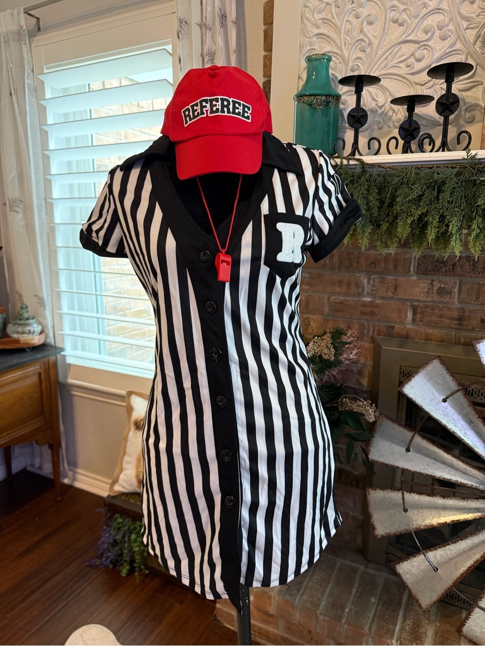 Spirit Halloween My Game My Rules Referee Women’s Costume Medium 6-10 Sports
